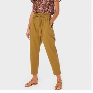 Xirena Khaki Paperbag Pants